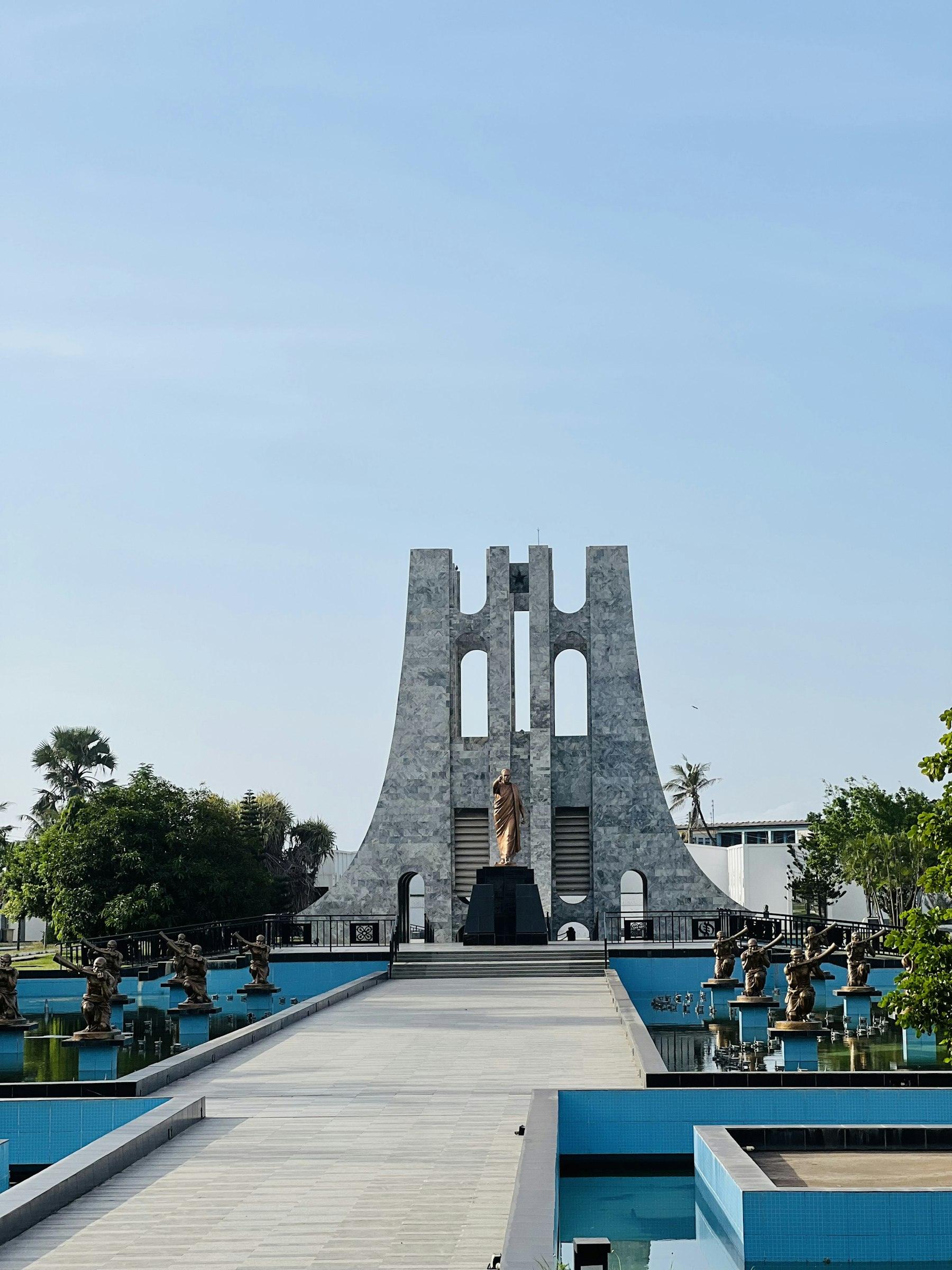 The Kwame Nkrumah Mausoleum in Accra